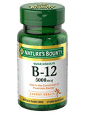 Vitamin B-12 5,000 mcg, 40 Tablets